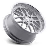 20" TSW VALENCIA SILVER W/ MIRROR CUT LIP 5X120