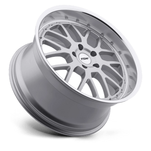 20" TSW VALENCIA SILVER W/ MIRROR CUT LIP 5X120