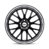 20X10 TSW TREMBLANT GLOSS BLACK W/ MIRROR CUT LIP 5X120