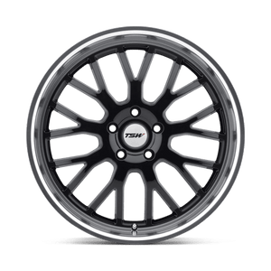 20" TSW TREMBLANT GLOSS BLACK W/ MIRROR CUT LIP 5X120