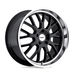 20" TSW TREMBLANT GLOSS BLACK W/ MIRROR CUT LIP 5X120