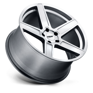 17" TSW ASCENT MATTE TITANIUM SILVER 5X120