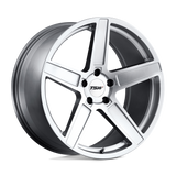 18X8.5 TSW ASCENT MATTE TITANIUM SILVER 5X112