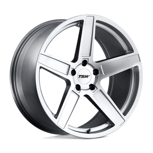 17" TSW ASCENT MATTE TITANIUM SILVER 5X120