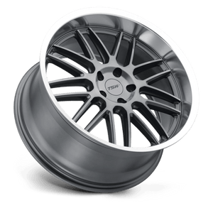 20X10 TSW AVALON GUNMETAL W/ MACHINED LIP 5X120