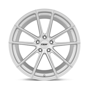 19X9 TSW BATHURST SILVER W/ MIRROR CUT FACE 5X114.3