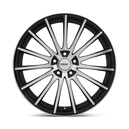19X8.5 TSW CHICANE GLOSS BLACK W/ MIRROR CUT FACE 5X112