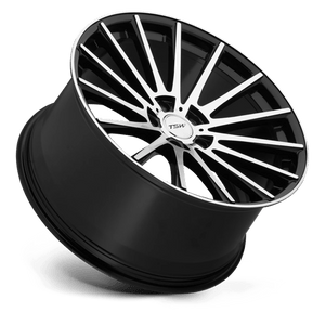 19X9.5 TSW CHICANE GLOSS BLACK W/ MIRROR CUT FACE 5X112