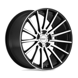 19X8.5 TSW CHICANE GLOSS BLACK W/ MIRROR CUT FACE 5X112