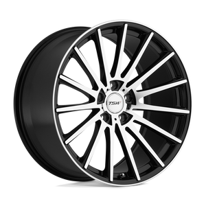 19" TSW CHICANE GLOSS BLACK W/ MIRROR CUT FACE 5X112
