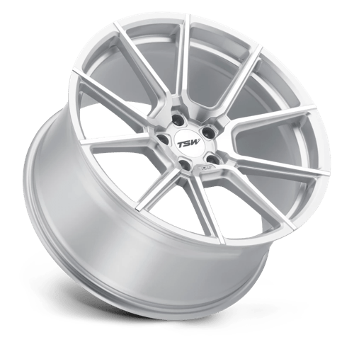 21X10 TSW CHRONO SILVER W/ MIRROR CUT FACE 5X112
