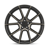 21" TSW CHRONO MATTE BLACK W/ MACH DARK FACE 5X120