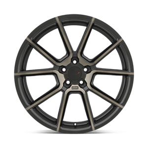 21X10.5 TSW CHRONO MATTE BLACK W/ MACH DARK FACE 5X120