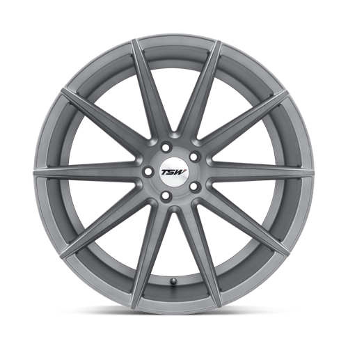19" TSW CLYPSE TITANIUM W/ MATTE BRUSHED FACE 5X120