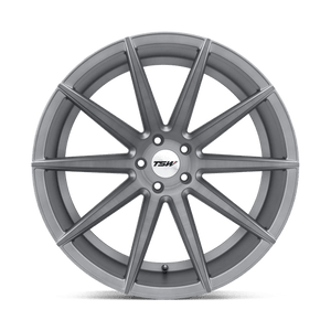 19" TSW CLYPSE TITANIUM W/ MATTE BRUSHED FACE 5X120
