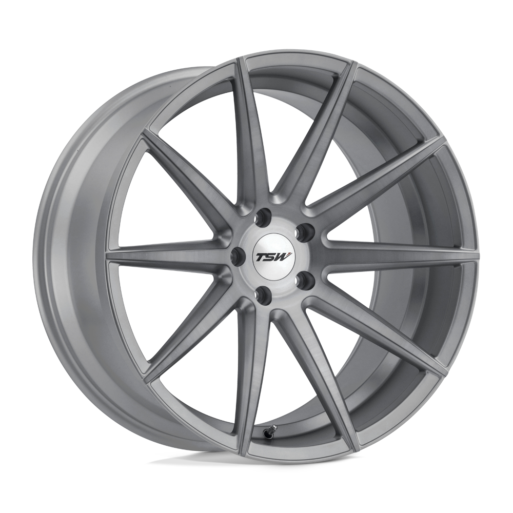 20" TSW CLYPSE TITANIUM W/ MATTE BRUSHED FACE 5X120