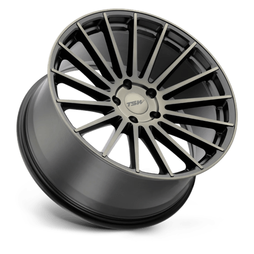 20" TSW LUCO MATTE BLACK W/ MACH DARK FACE 5X114.3