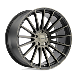 20" TSW LUCO MATTE BLACK W/ MACH DARK FACE 5X114.3