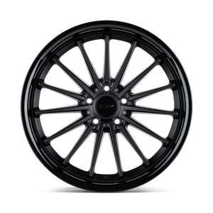 20X10 TSW MARINA MATTE BLACK W/ GLOSS BLACK LIP 5X114.3