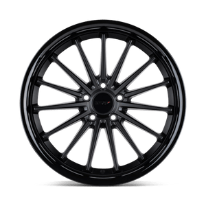 20" TSW MARINA MATTE BLACK W/ GLOSS BLACK LIP 5X114.3