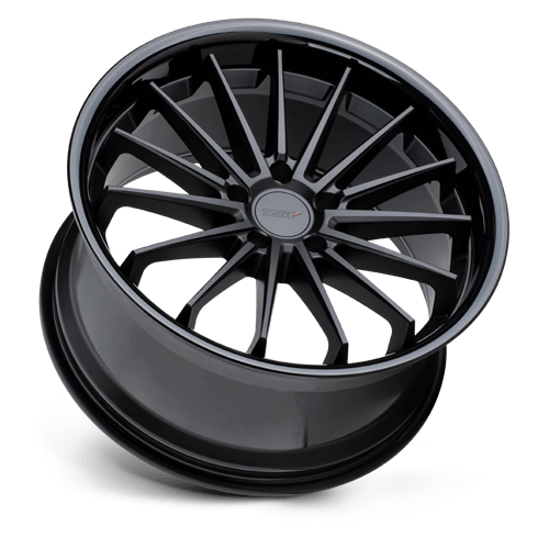 20X10 TSW MARINA MATTE BLACK W/ GLOSS BLACK LIP 5X114.3