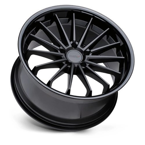 20" TSW MARINA MATTE BLACK W/ GLOSS BLACK LIP 5X114.3