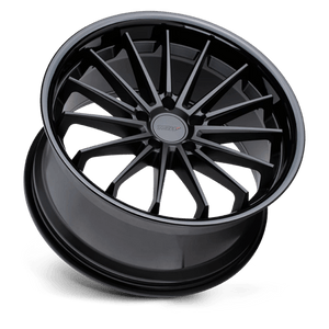 20" TSW MARINA MATTE BLACK W/ GLOSS BLACK LIP 5X114.3