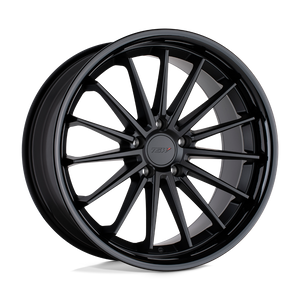20X10 TSW MARINA MATTE BLACK W/ GLOSS BLACK LIP 5X114.3