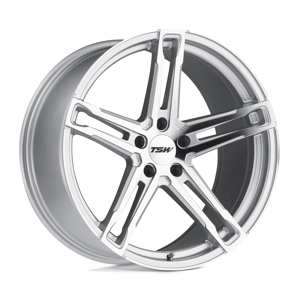20" TSW MECHANICA SILVER W/ MIRROR CUT FACE 5X120