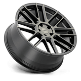 22X9 TSW MOSPORT MATTE BLACK W/ MACH DARK FACE 5X114.3