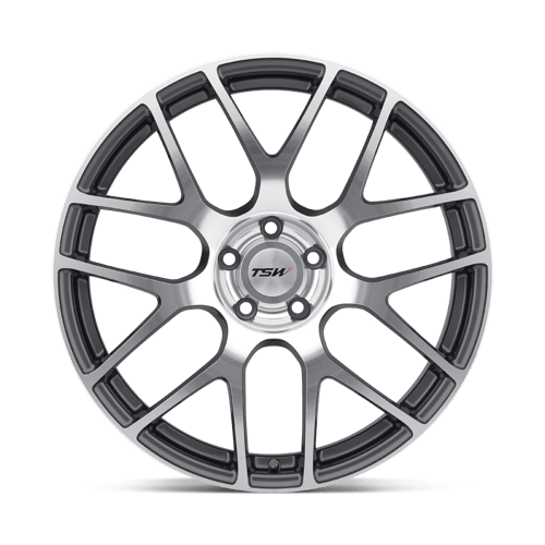 21" TSW NURBURGRING GUNMETAL W/ MIRROR CUT FACE 5X108