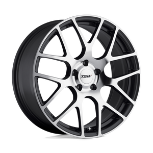 22" TSW NURBURGRING GUNMETAL W/ MIRROR CUT FACE 5X130