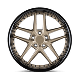 20" TSW PREMIO MATTE BRONZE W/GLOSS BLACK LIP 5X112