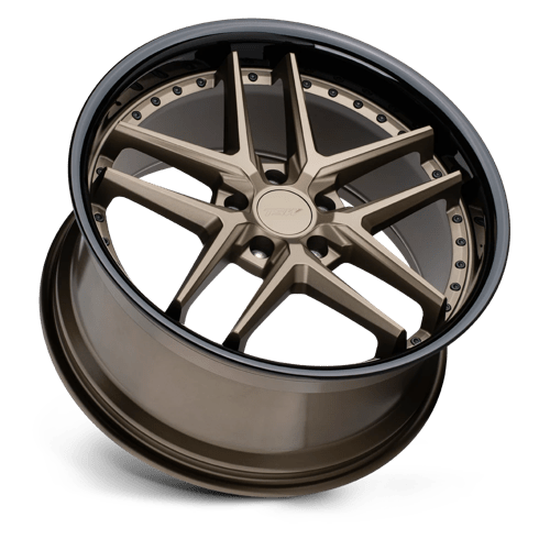 20X10 TSW PREMIO MATTE BRONZE W/GLOSS BLACK LIP 5X112