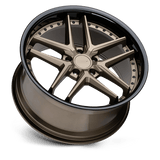 20X10 TSW PREMIO MATTE BRONZE W/GLOSS BLACK LIP 5X112