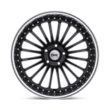 19X8 TSW SILVERSTONE GLOSS BLACK W/ MIRROR CUT LIP 5X114.3