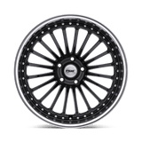 17" TSW SILVERSTONE GLOSS BLACK W/ MIRROR CUT LIP 5X112