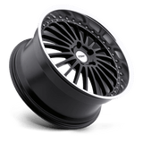20" TSW SILVERSTONE GLOSS BLACK W/ MIRROR CUT LIP 5X120