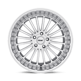 20" TSW SILVERSTONE SILVER MIRROR CUT FACE & LIP 5X108
