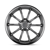19" TSW SWEEP GLOSS GUNMETAL W/ SS LIP 5X120