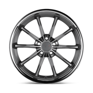 19" TSW SWEEP GLOSS GUNMETAL W/ SS LIP 5X120