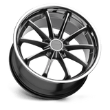 19" TSW SWEEP GLOSS GUNMETAL W/ SS LIP 5X120