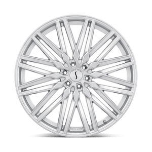 22" Status ADAMAS SILVER W/ MIRROR CUT FACE 6X132