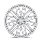 20" Status ADAMAS SILVER W/ MIRROR CUT FACE 6X139.7
