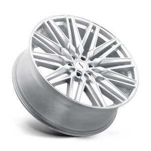 22" Status ADAMAS SILVER W/ MIRROR CUT FACE 6X132