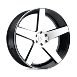 22" Status EMPIRE GLOSS BLACK W/ MACHINED FACE 5X120