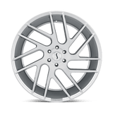 20X9 Status JUGGERNAUT SILVER W/ BRUSHED MACHINED FC 5X139.7