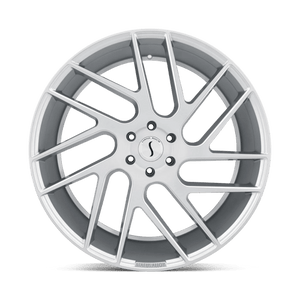 20" Status JUGGERNAUT SILVER W/ BRUSHED MACHINED FC 5X139.7
