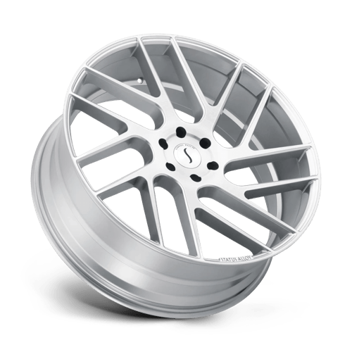 20X9 Status JUGGERNAUT SILVER W/ BRUSHED MACHINED FC 5X139.7