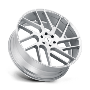 20X9 Status JUGGERNAUT SILVER W/ BRUSHED MACHINED FC 5X139.7
